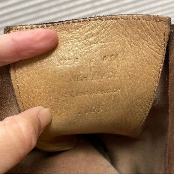 Bed Stu Manchester II Teak Rustic Leather Riding Boots Tall Lace Up back sz‎ 6 - Picture 8 of 11